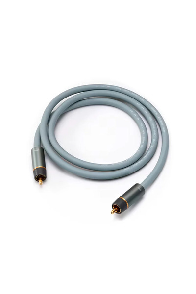 ddHiFi كابل محوري نحاسي RC100C بطول 0.5 متر مع موصل RCA