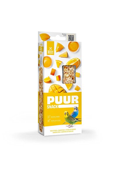 Witte Molen Puur Baton Pentru Perusi, cu Portocale,Mango,2Buc,60G