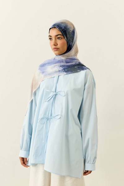Modakaşmir Marble Pattern Tencel Flow Shawl