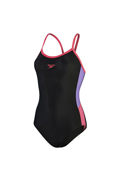 SPEEDO Costum de baie întreg de damă, tip muscleback, cu bretele subțiri, pen...