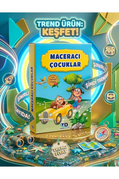 Kapadokya Yayınları MACERACI ÇOÇUKLAR 10 KİTAP KUTULU SET TEST ETKİNLİKLİ HER...