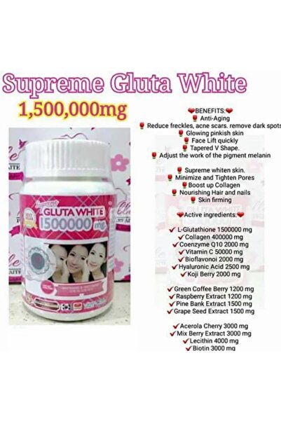 Top Choice Gluta White Skin Whitening formula