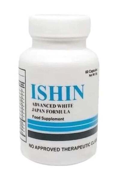 ishin Advanced 10X Whitening Formula with Collagen and Glutathione 60 Capsules