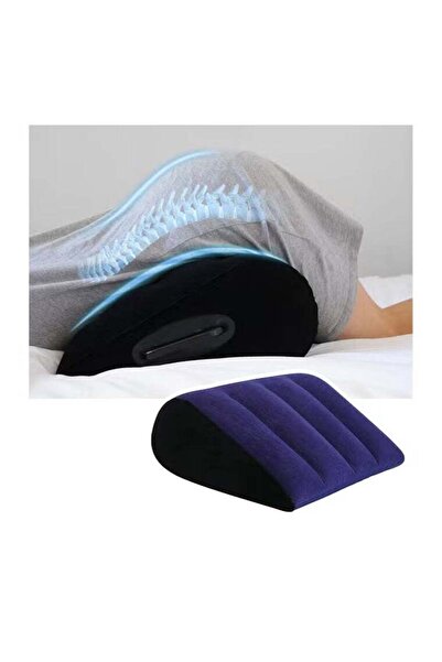 Arabest Triangular Inflatable Pillow, Fleece-Lined Portable Positioning Pillo...