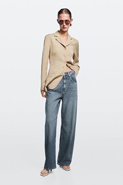 Massimo Dutti Orta bel barrel fit jean