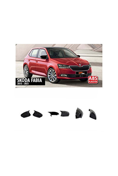 ART Capace oglinda tip Batman auto compatibile Skoda Fabia III 2015-2021 cu s...