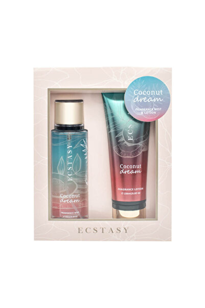 Ecstasy GIFT SET COCONUT DREAM BODY CREAM 236ML AND BODY MIST 250ML