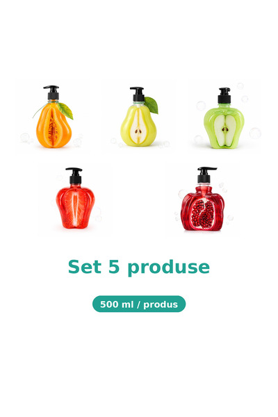 Tasty Set 5 Produse Tasty, Mix Pepene Galben, Pere, Mar Piele Sensibila, Caps...