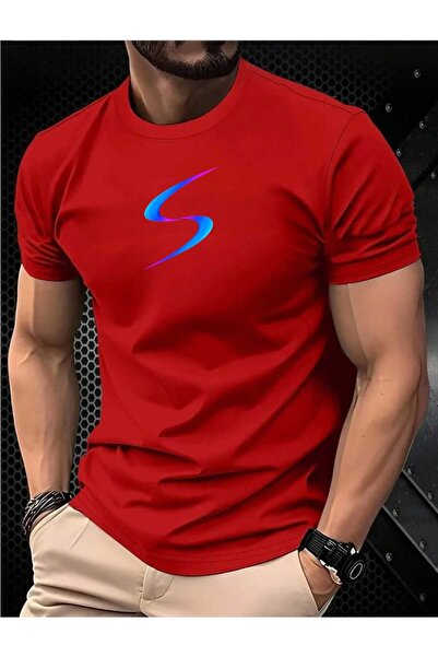 tkn your style Erkek S Grafik Tasarımlı Baskılı Trend Pamuklu Tshirt