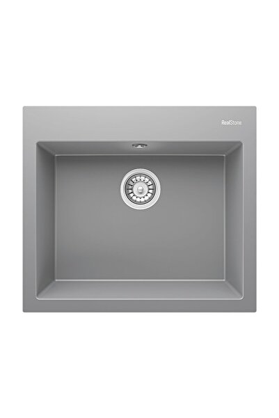 RealStone Didyma 60 K002 Granit Evye 600x530 mm Tek Göz Mutfak Evyesi - K002 ...
