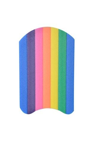 OEM Placă de înot curcubeu pentru copii 48 x 31 cm