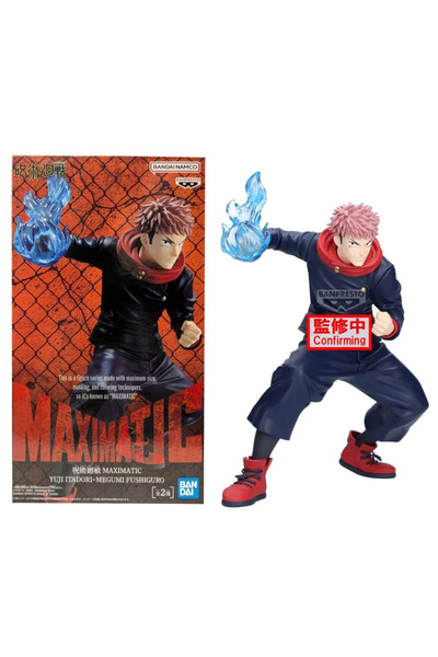 BANDAI Banpresto Maximatic Jujutsu Kaisen Yuji Itadori Version 2 Figure Figür...