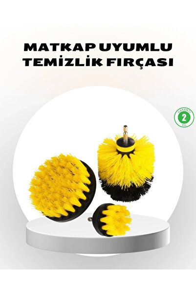 ARMÜZ Set de 3 perii pentru burghie – Curățare în profunzime, compatibil cu t...