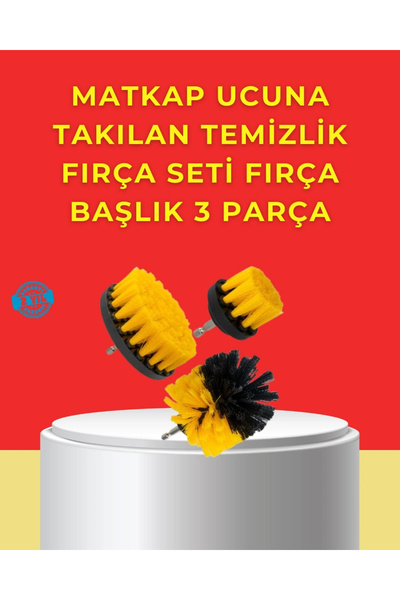 ARMÜZ Set de 3 perii pentru curățarea burghiului