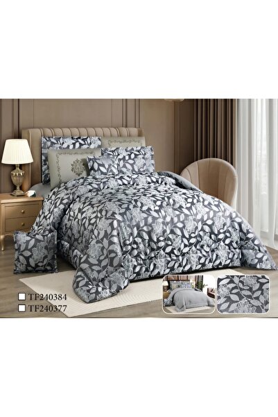 Ropi Rogena Summer Jacquard Bedspread - Soft Cool King Quilt Set 8 Pieces Que...