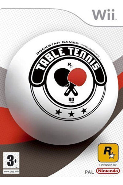 RockStar Games Παρουσιάζει Παιχνίδι Wii Πινγκ Πονγκ (Μεταχειρισμένο)