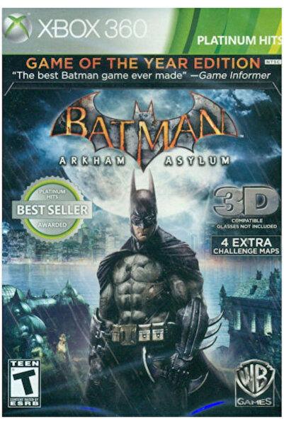 Warner Bros Games Μπάτμαν Αρκχαμ: Έκδοση Παιχνιδιού της Χρονιάς για Xbox 360