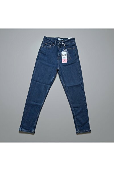 Twn Blugi drepti Twin Blue din denim clasic