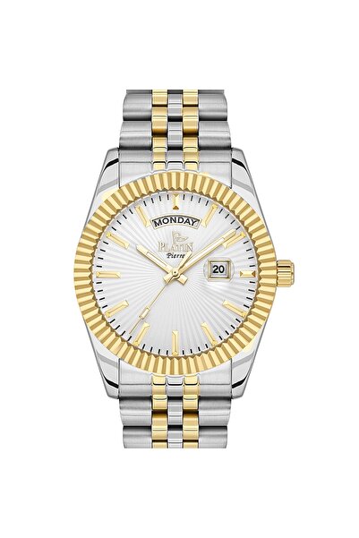 Platin Pierre Men's Wristwatch Sa-Pl-1197Ga-D1