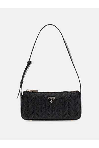 Guess Stacey Small Women's Black Shoulder Bag Hwgg9741720-Bla