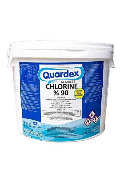 QUARDEX Havuz Kloru - %90 Granül Toz Klor (Quardex Kalitesi) 10 kg