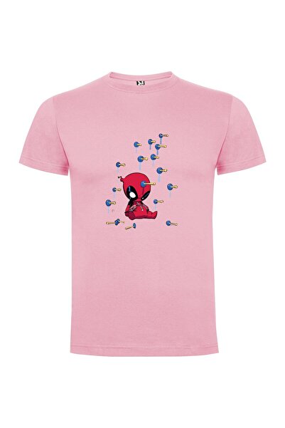 iLovePrints Chibi Deadpool Fitness Fun Tshirt
