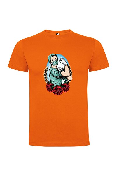 iLovePrints Roses and Masked Man Tshirt