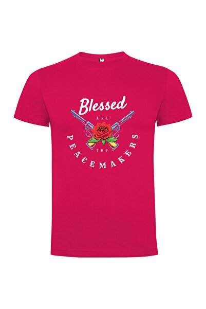 iLovePrints Peaceful Guns and Roses Tshirt