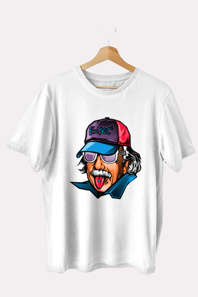 iLovePrints Μπλούζα Art Hip Einstein