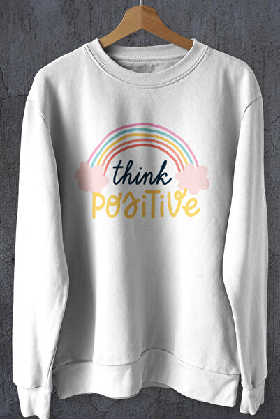 iLovePrints Μακρυμάνικη Μπλούζα Think Positive