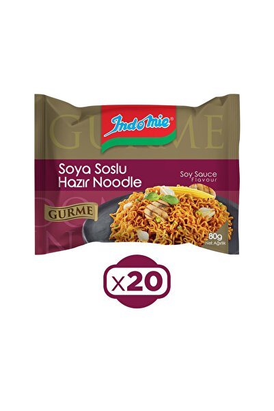 indome Indomie Noodle Gurme Soya Soslu 80 gr x 20 Adet