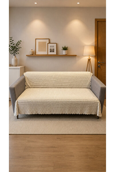 Çeyiz Diyarı Husa pentru scaun din lemn cu talpa anti-alunecare 170x215 cm crem