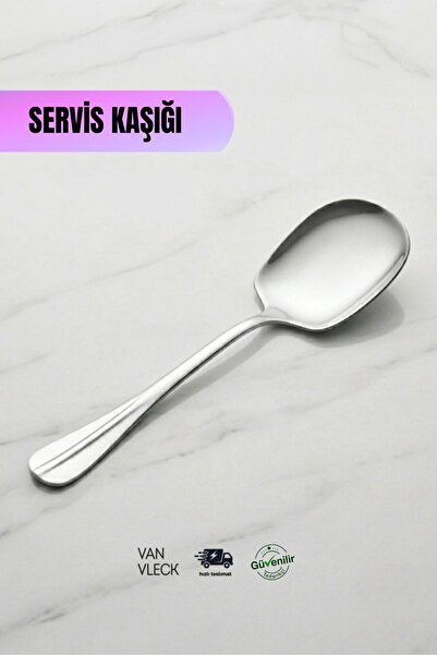 VAN VLECK Servis Kaşığı – Çok Amaçlı Yemek Servis ve Sunum Kaşığı, Pilav Kaşı...
