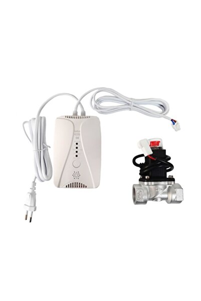 OEM Kit detector de gaz și CO, Alarmă de gaz cu 9V, Electrovalvă de 3/4 "
