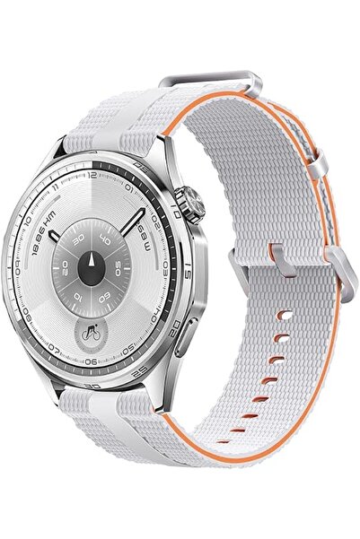 dado 22mm Striped Silicone Strap Compatible with Huawei GT6/GT5 Pro/GT5/GT4/G...