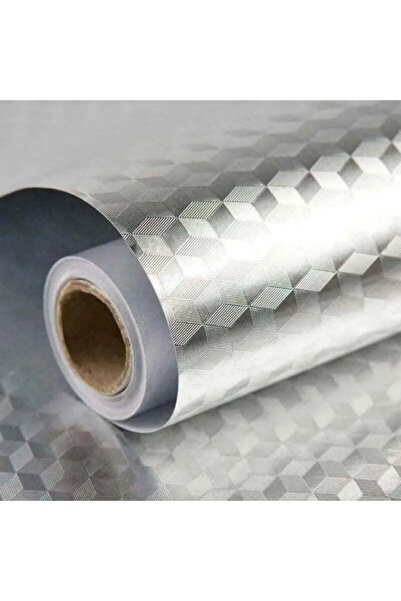 OEM Folie Autocolantă Aluminiu Argintie pentru Mobilier și Bucătărie 60x300 c...
