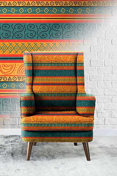 Vagonik Boho 07 Digital Printed Upholstery Sofa Fabric, Good Quality, Resista...