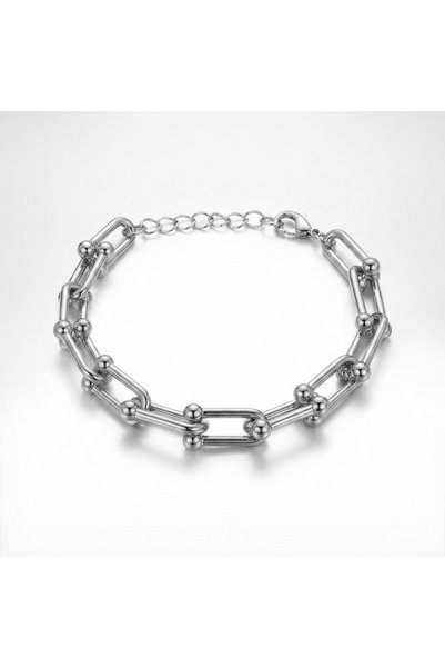 PerleJewelry سوار لينك الفضي