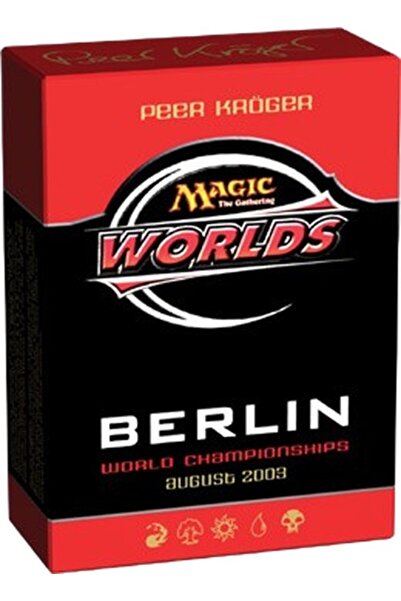 Magic The Gathering Magic: The Gathering WCD 2003: Pachetul lui Peer Kröger