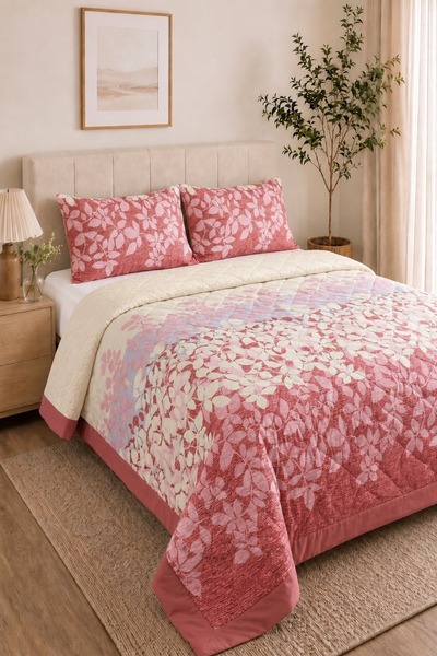 Bikaya Home Set dublu cu cadru pentru pat |   200x230 cm |   100% bumbac |   ...