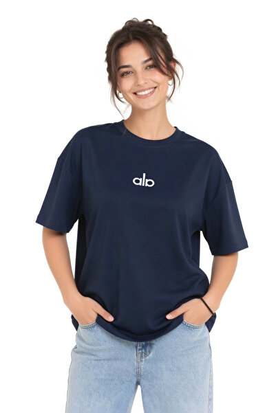 FRISKO Women's Embroidered Oversize T-Shirt Oysho Fabric |   Comfortable Fit ...