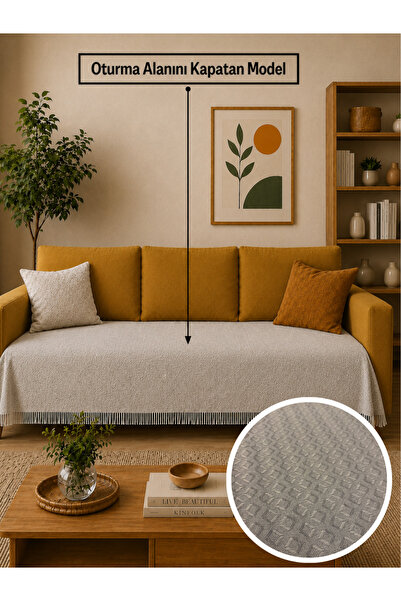 Gizo Home إيكو |   غطاء أريكة قطني بوهيمي يغطي مقعد الجلوس، غطاء أريكة قابلة ...