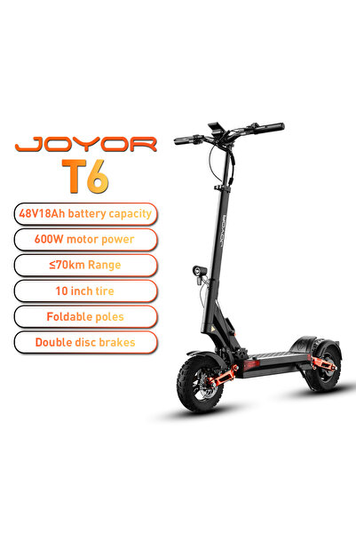 joyor T6 ηλεκτρικό πατίνι 48V 18Ah 600W εμπρός και πίσω υδραυλική ανάρτηση με...