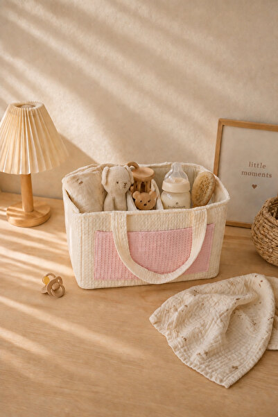 souleessentials Soule Baby Waffle Kumaş Çok Bölmeli Bebek Düzenleyici Organiz...