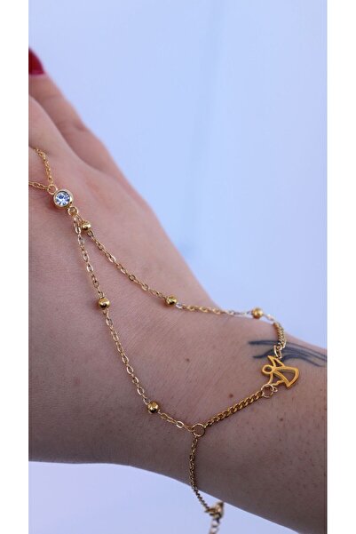 B&T Bujiteri Women's Gold Color Trend Model Steel Şahmeran
