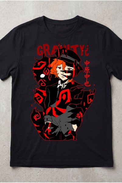 Silkensoul Bungo Stray Dogs Chuuya Nakahara Anime Printed Standard Fit Unisex...