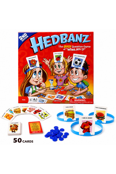 stars pearl لعبة التخمين السريعة هيدبانز (Hedbanz) للأطفال – لعبة الذكاء والم...