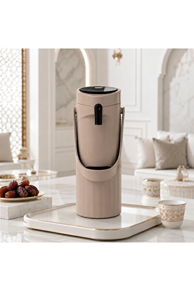 laverahome Premium Thermal Pressure Thermos with Large Capacity and Modern De...