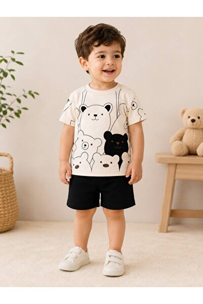 Organic Product DimpleBaby مجموعة الدب الصغير للأطفال
