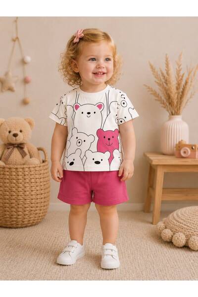 Organic Product DimpleBaby Minik Ayı Çocuk Takımı